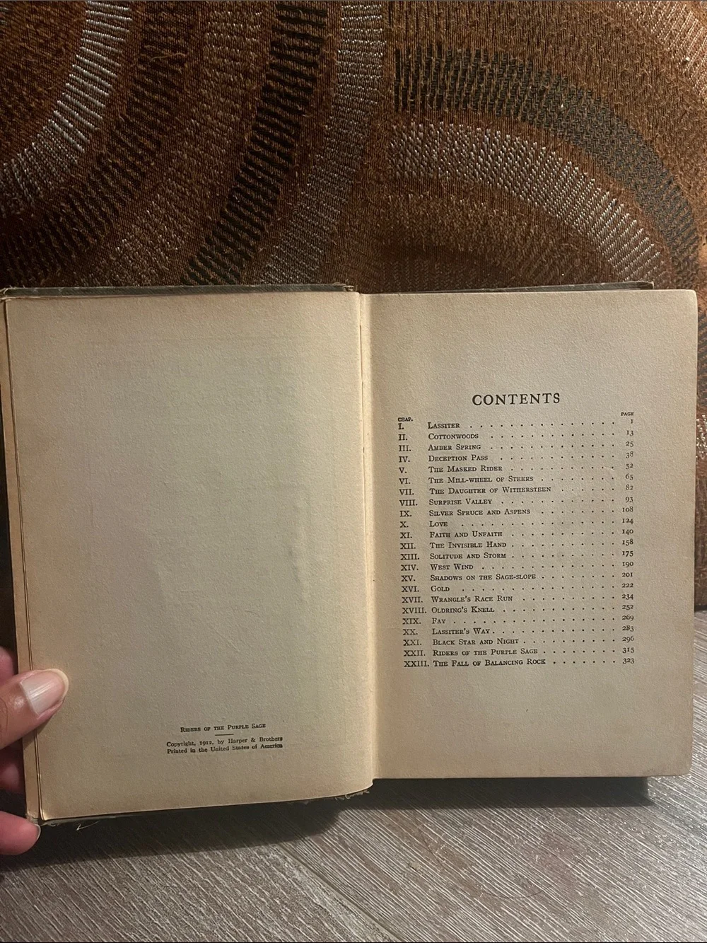Riders of the Purple Sage by Zane Grey 1912[First Edition]